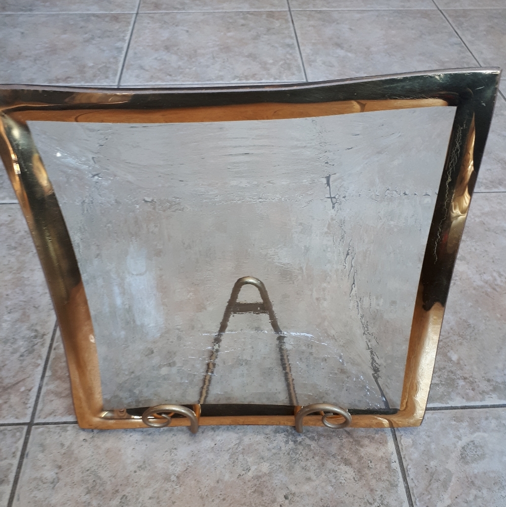 Gold leaf plate